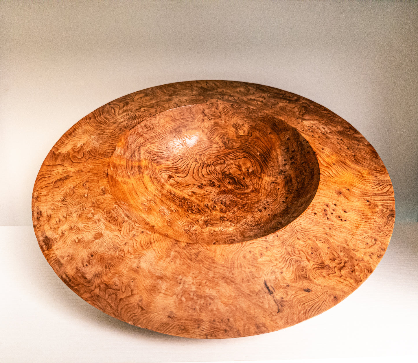 Redwood Burl Wide Rim Bowl