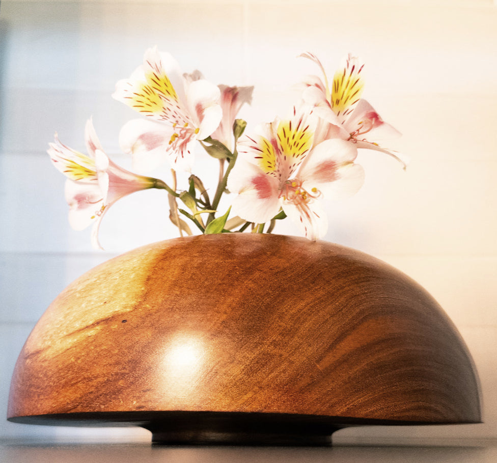 Black Acacia Floating Dome Vessel
