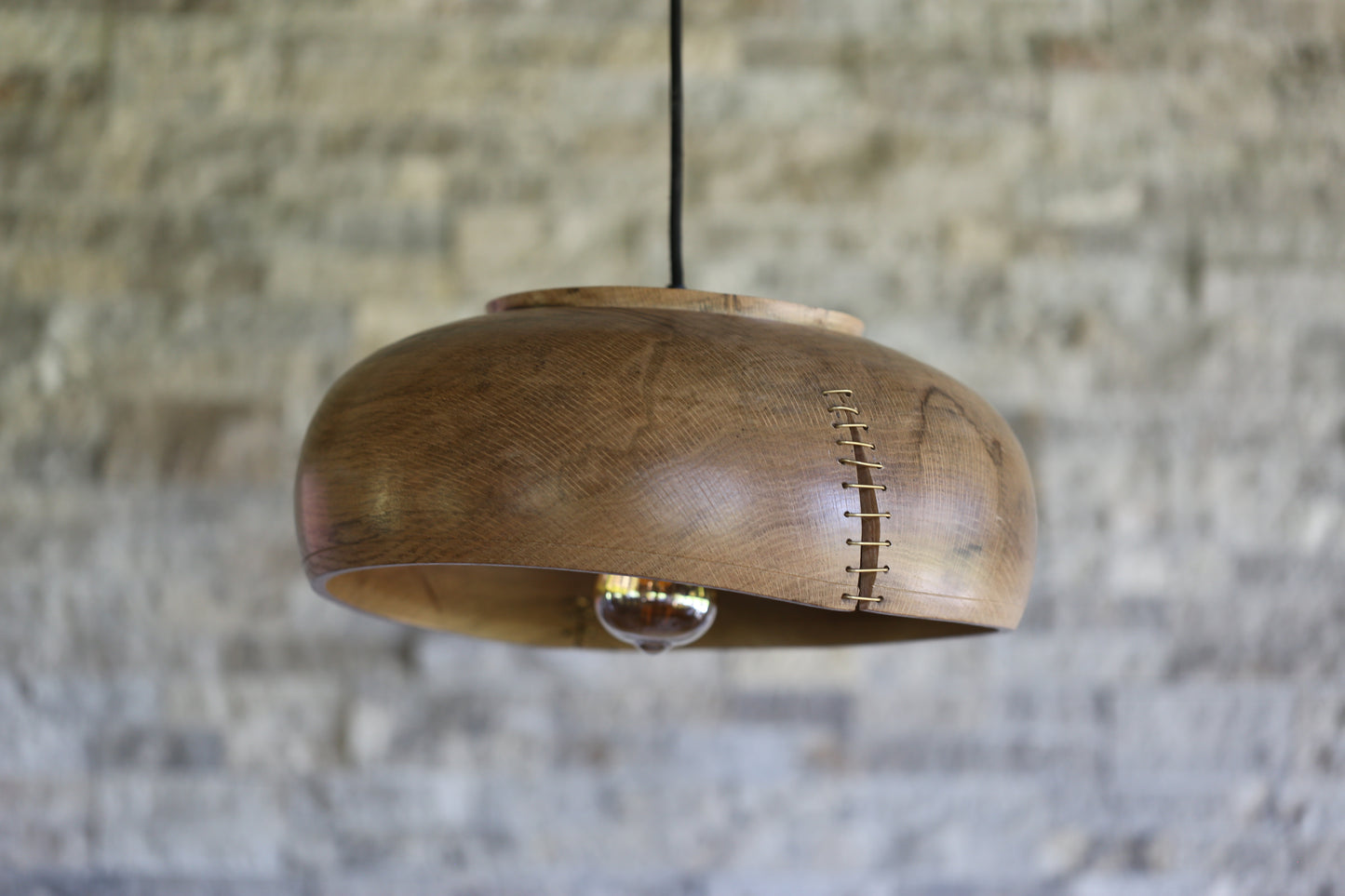 Stapled Pendant Light