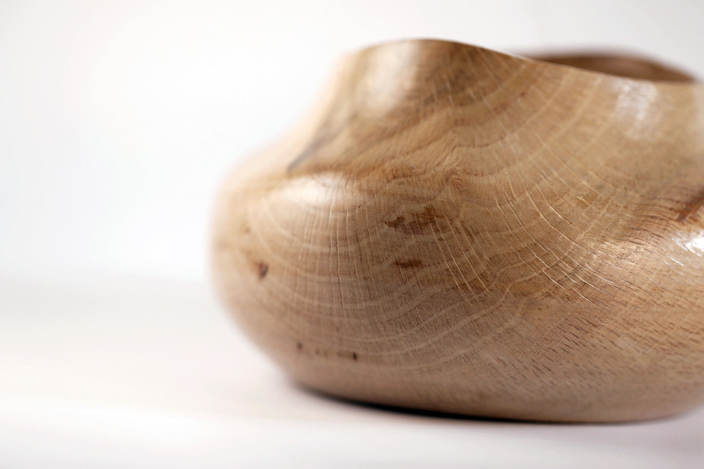 Oak Curvy Vessel