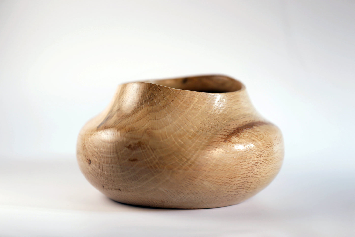 Oak Curvy Vessel