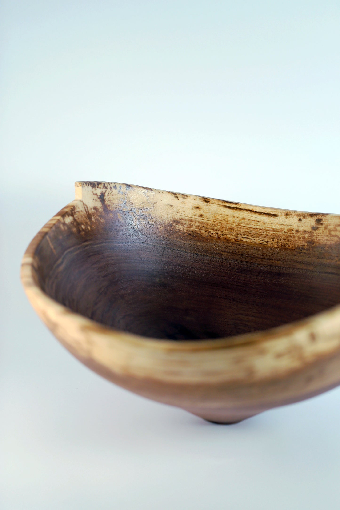 Curvy Black Walnut Bowl