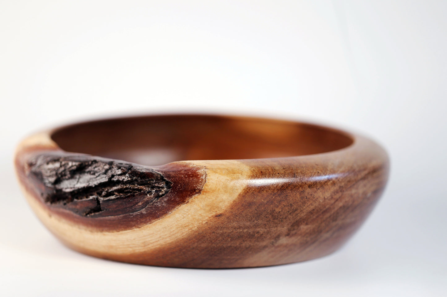 Black Acacia Live Edge Bowl