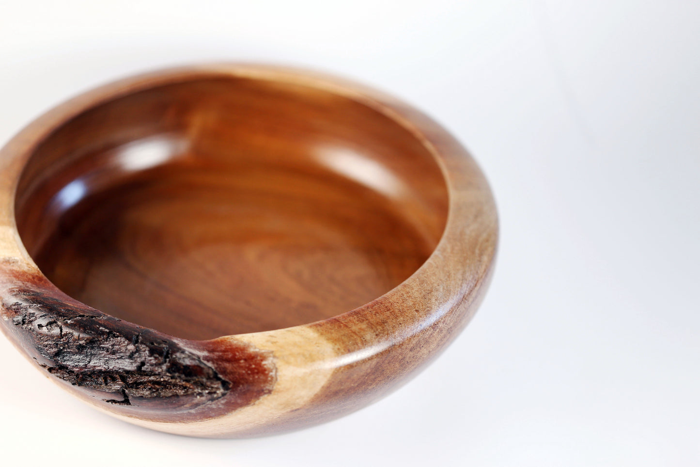 Black Acacia Live Edge Bowl