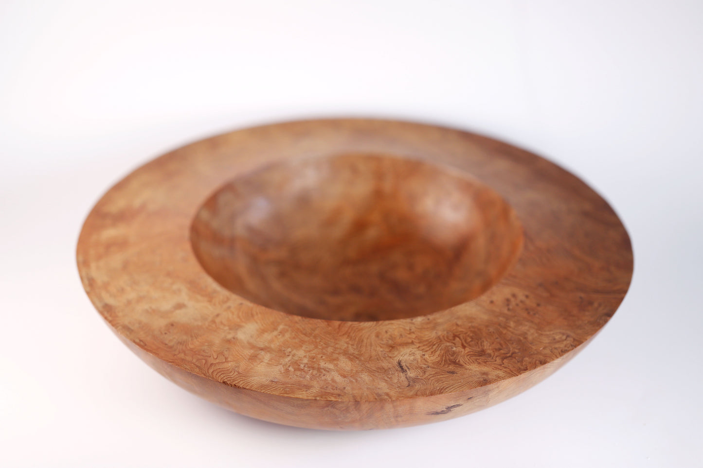 Redwood Burl Wide Rim Bowl