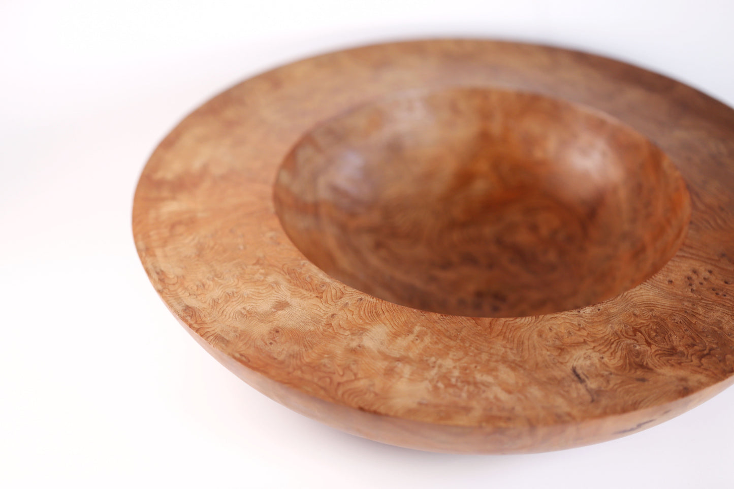 Redwood Burl Wide Rim Bowl