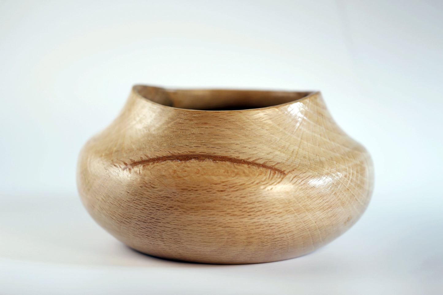 Oak Curvy Vessel