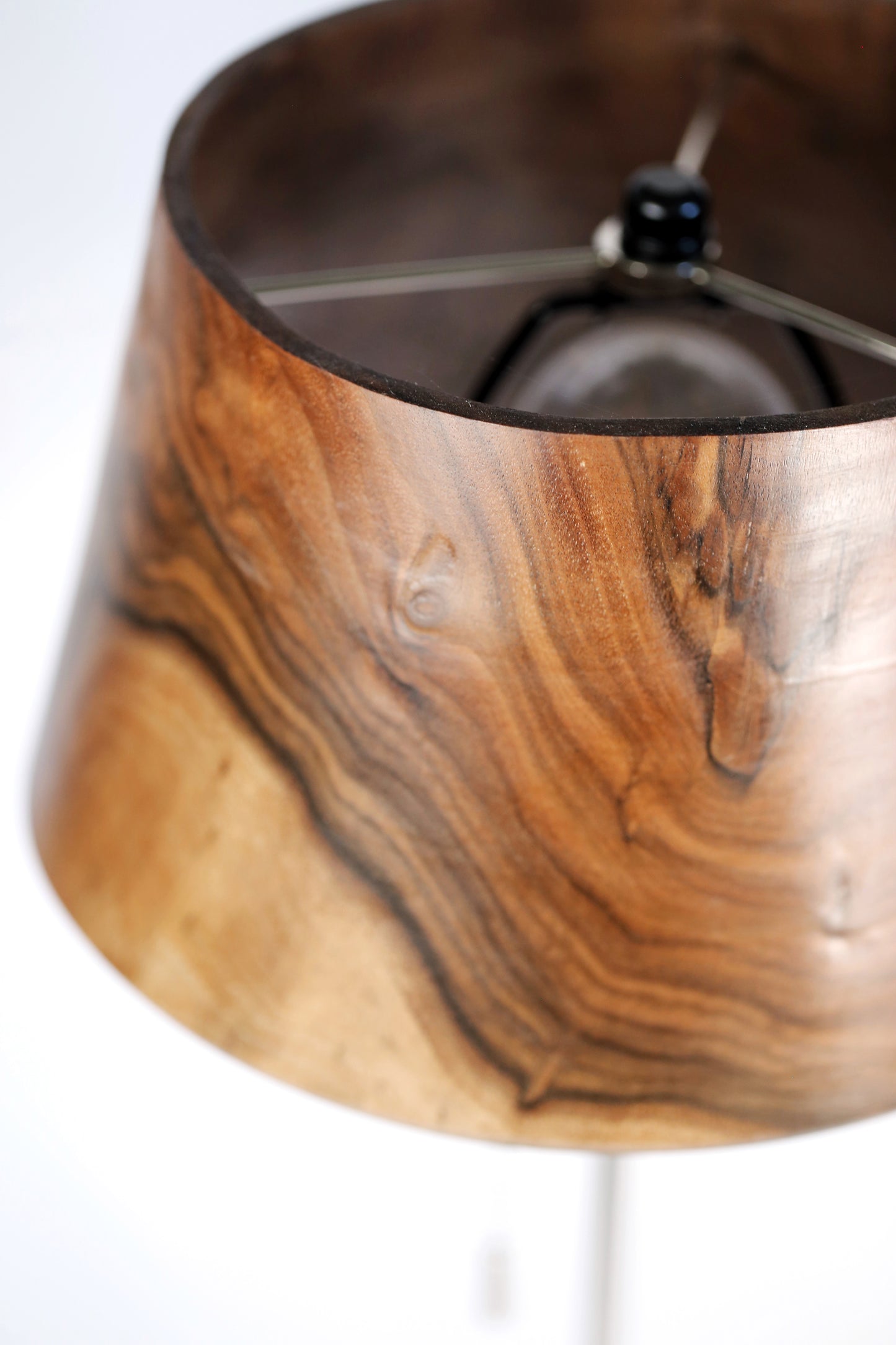 Black Walnut Desk Lamp