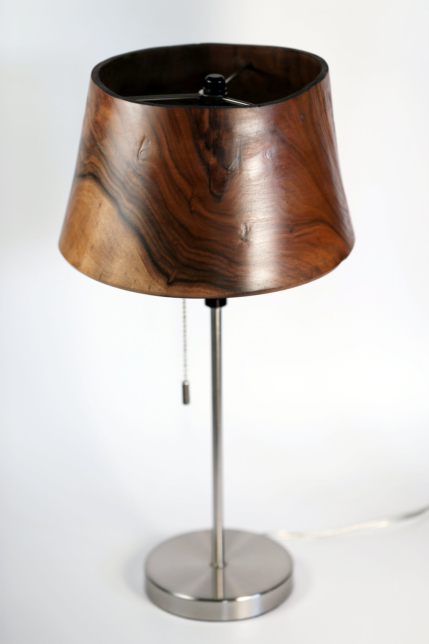 Black Walnut Desk Lamp