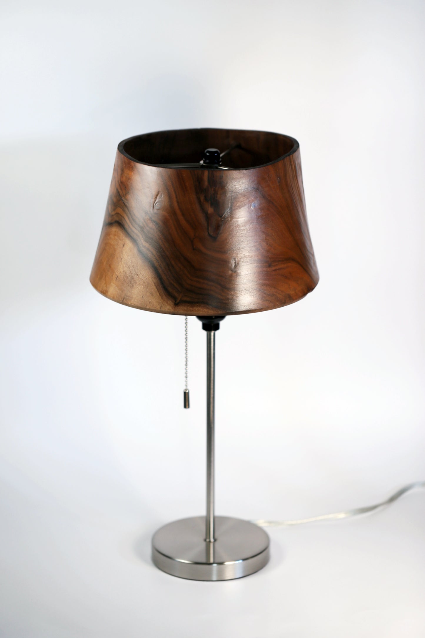 Black Walnut Desk Lamp