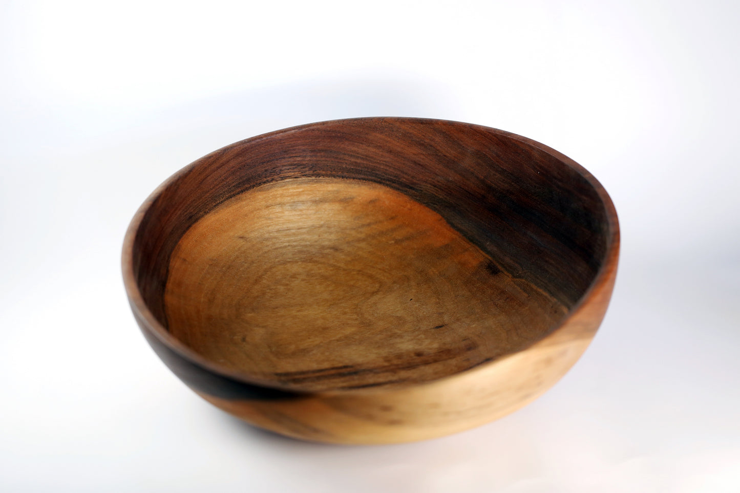 XL Black Walnut Slanted Rim Bowl