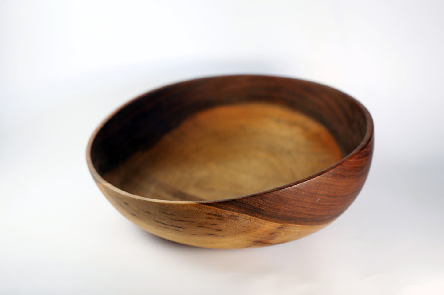 XL Black Walnut Slanted Rim Bowl