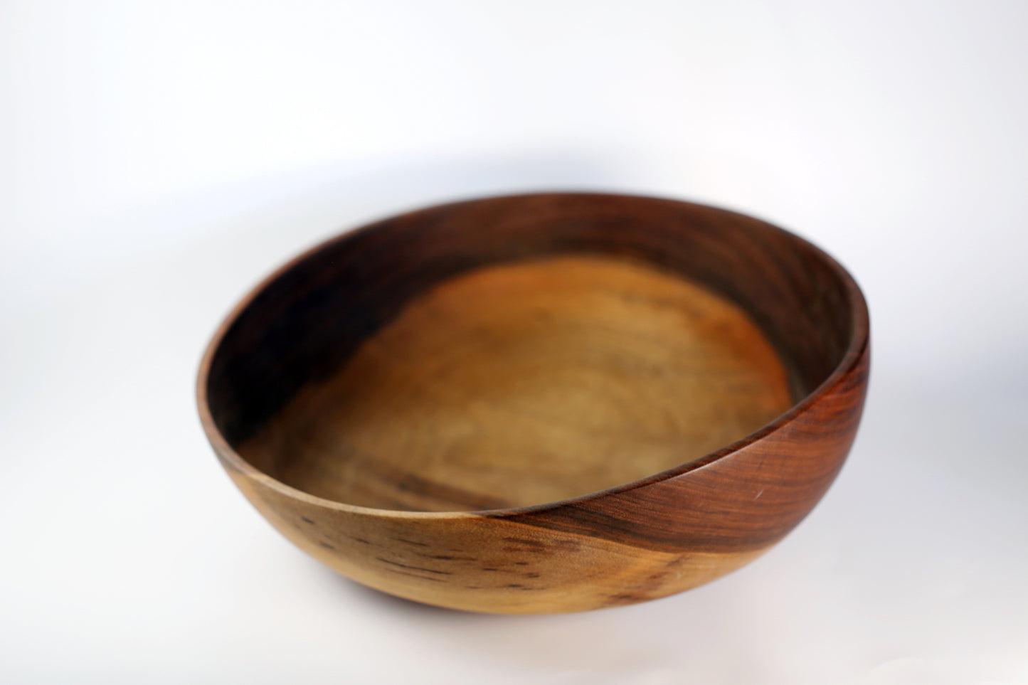 XL Black Walnut Slanted Rim Bowl