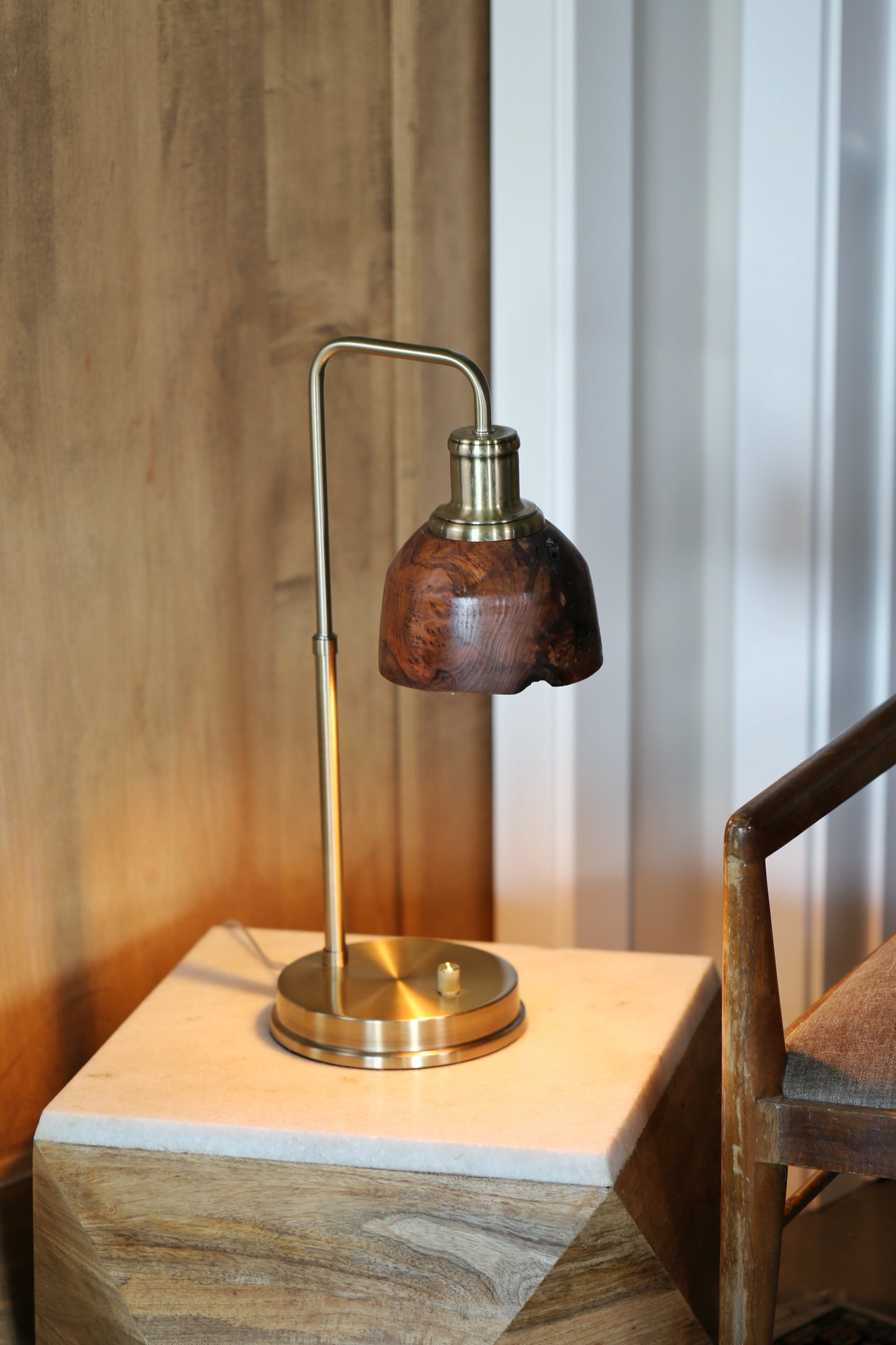Redwood Burl Lamp