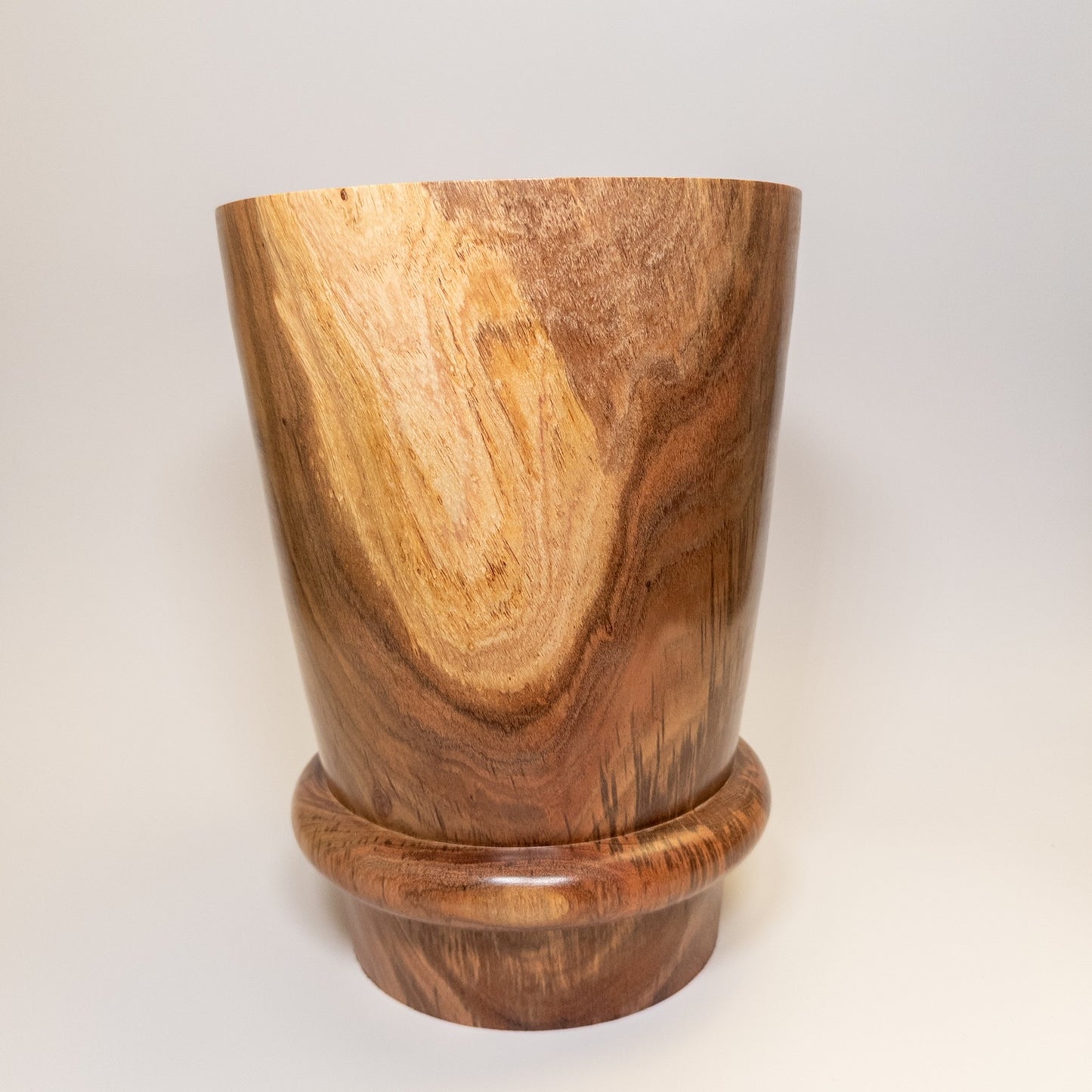 Large Black Acacia Barrel Dried Flower Vase