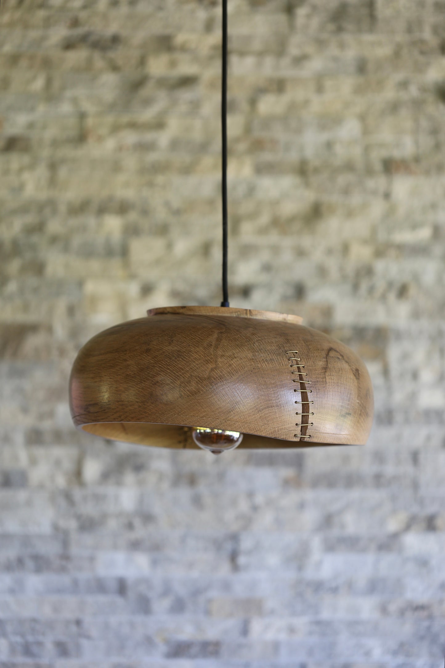 Stapled Pendant Light