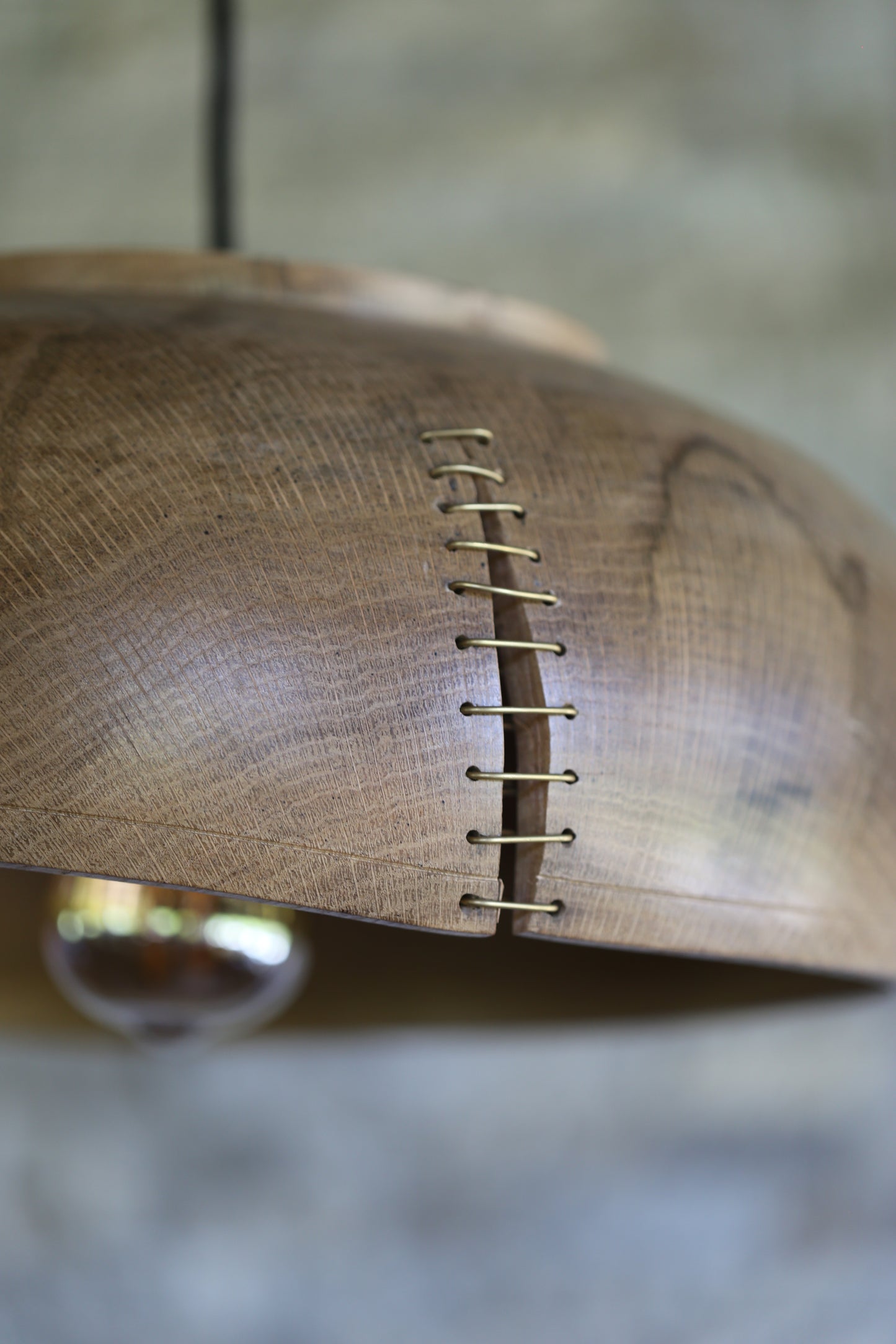 Stapled Pendant Light