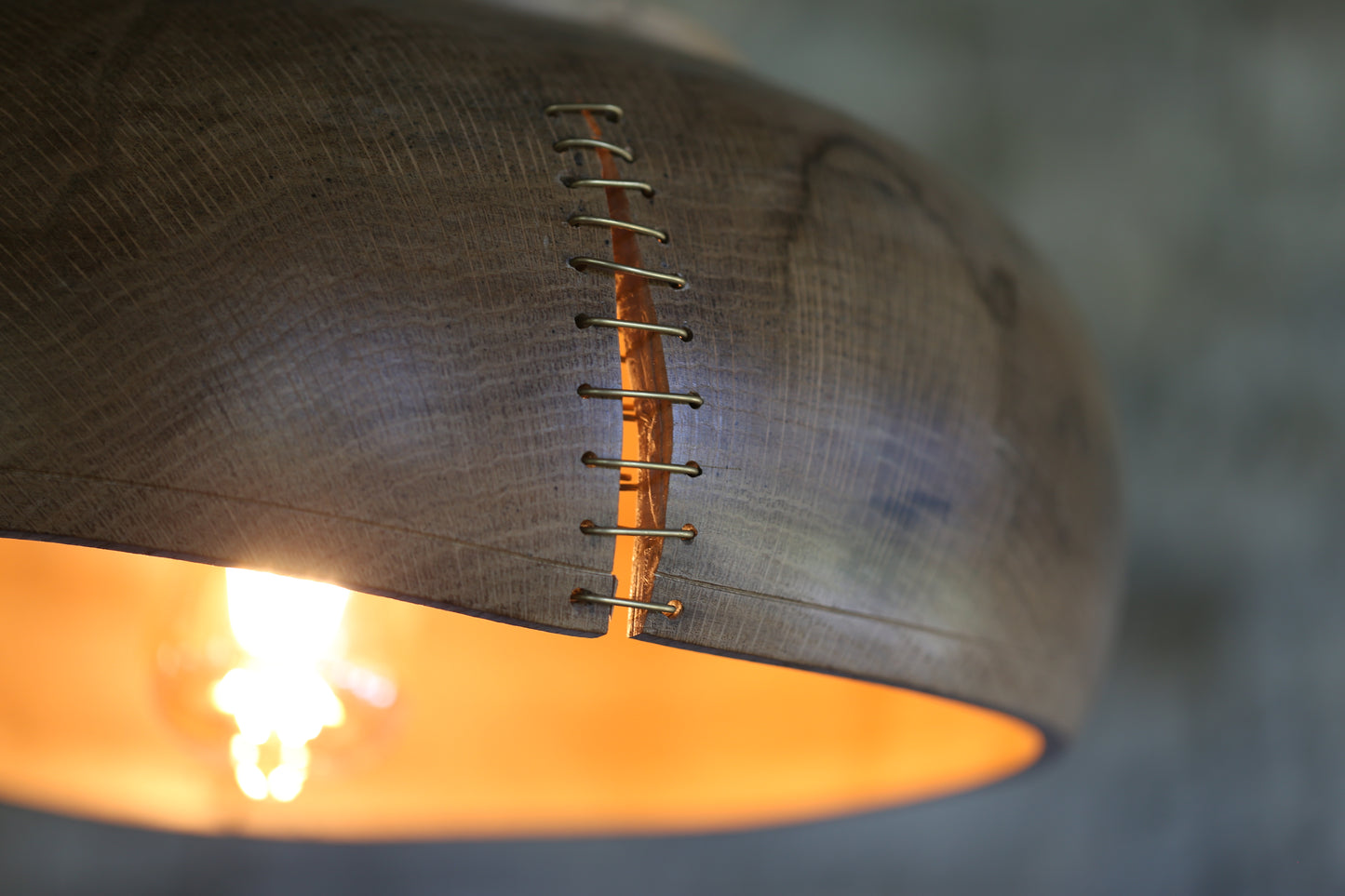 Stapled Pendant Light